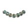 10409902 - Seven Aqua Treasure Lentil Beads