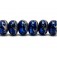 10411421 - Six Cobalt Celestial Rondelle Beads