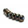 10411501 - Seven Romantic Isle Waves Rondelle Beads