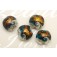 10411512 - Four Romantic Isle Waves Lentil Beads