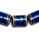 10413003 - Six Sapphire Sea Shimmer Mini Kalera Beads