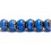 10413421 - Six Arctic Blue Shimmer Rondelle Beads
