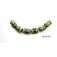 10503403 - Six Green w/Silver Foil Mini Kalera Beads