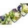 10504504 - Seven White & Purple Flora Pillow Beads