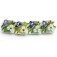 10504514 - Four White & Purple Flora Pillow Beads