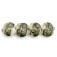 10505712 - Four Olive Stardust Lentil Beads