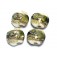 10505712 - Four Olive Stardust Lentil Beads