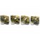 10505714 - Four Olive Stardust Pillow Beads