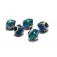 10506207 - Five Emerald Ridge Crystal  Shaped Beads