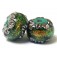10507301 - Seven Herbal Garden Shimmer Rondelle Beads