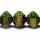 10507307 - Five Herbal Garden Shimmer Crystal Shaped Beads