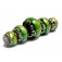 10507311 - Five Herbal Garden Shimmer Graduated Rondelle Beads