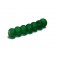 10507601 - Seven Green Matte Large Spacer Rondelle Beads