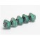 10507807 - Five Seafoam Shimmer Crystal  Shaped Beads