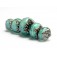 10507811 - Five Seafoam Shimmer Graduated Rondelle Beads
