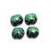 10507812- Four Seafoam Shimmer Lentil Beads