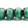10507821 - Six Seafoam Shimmer Rondelle Beads