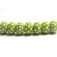 10508201 - Seven Polka Dots on Lime Green Rondelle Beads