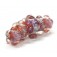 10601611 - Five Graduated Orange & Purple Rondelle Beads