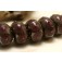 10601721 - Six Plum w/Metal Dots Rondelle Beads