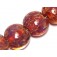 10602112 - Four Yellow-orange & Purple Free Style Lentil Beads