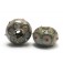 10602801 - Seven Lavender Pink w/Metal Dots Rondelle Beads