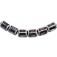 10604203 - Six Amethyst Jewel Ridge Mini Kalera Beads