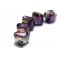 10604207 - Five Violet Ridge Crystal  Shaped Beads