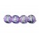 10604812 - Four Lilac Tea Party Lentil Beads