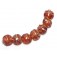 10704102 - Seven Orange Lentil Beads