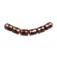 10204203 - Six Regal Red Mini Kaleras Beads