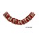 10704204 - Seven Regal Red Metallic Pillow Beads