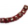 10704204 - Seven Regal Red Metallic Pillow Beads