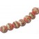 10704302 - Seven Pink/Soft Orange Lentil Beads