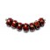 10704421 - Seven Red Rondelle Beads