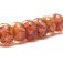 10704501 - Six Orange Rondelle Beads