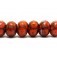10705221 - Six Coral w/Metal Dots Rondelle Beads
