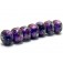 10706301 - Seven Amethyst Jewel Celestial Rondelle Beads