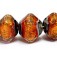10706807 - Five Bonfire Shimmer Crystal  Shaped Beads