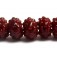10707201 - Seven Bordeaux Rondelle Beads