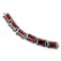 10903003 - Six Hot Lava Dichroic Mini Kalera Beads