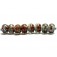 10903241 - Eight Smokey Bronze Rondelle Beads