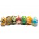 11001001 - Seven Colorful Rondelle Beads
