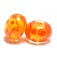 11003501 - Seven Orange & Yellow Rondelle Beads