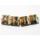 11005614 - Four Multi-colored & Ivory Pillow Beads