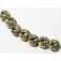 11005902 - Seven Green Dragonfly Lentil Beads