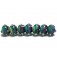 11008701 - Seven Begonia Stripes Rondelle Beads