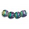 11008712 - Four Begonia Stripes Lentil Beads