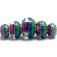 11009011 - Five Rio de Janeiro Gloss Graduated Rondelle Beads