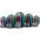 11009111 - Five Rio de Janeiro Matte Graduated Rondelle Beads